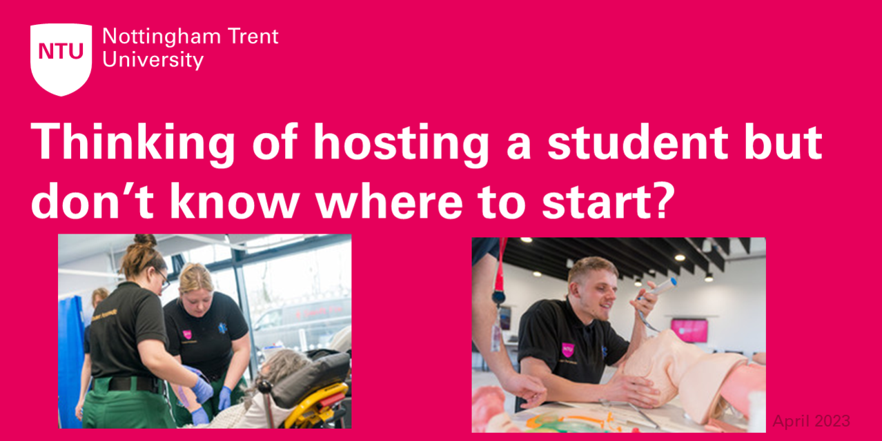 Nottingham Trent University - Thinking of hosting a student but don’t know where to start?
